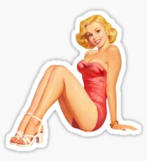 Gil Elvgren Pinup Sticker