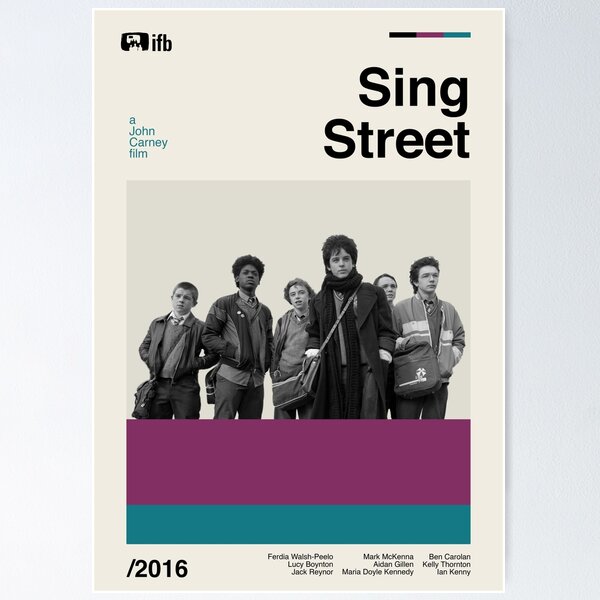 Artikel-Vorschau von Mid Century Modern Sing Street Filmplakat, designt und verkauft von artbyclairej.