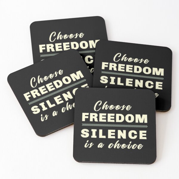 Item preview, Choose Freedom, Silence Is A Choice designed and sold by TheKingdomAttic.