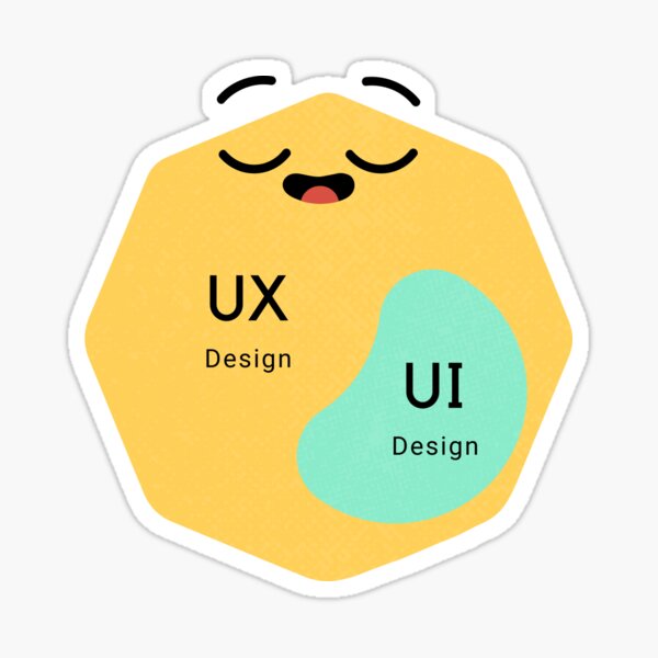 "UX/UI" Sticker for Sale by jguev9 | Redbubble