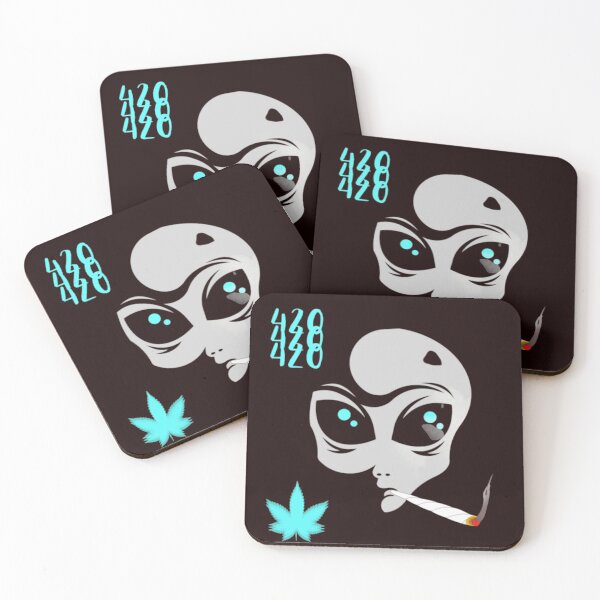 Item preview, ALIEN WEED HEAD 420 Cannatees designed and sold by jmed70.