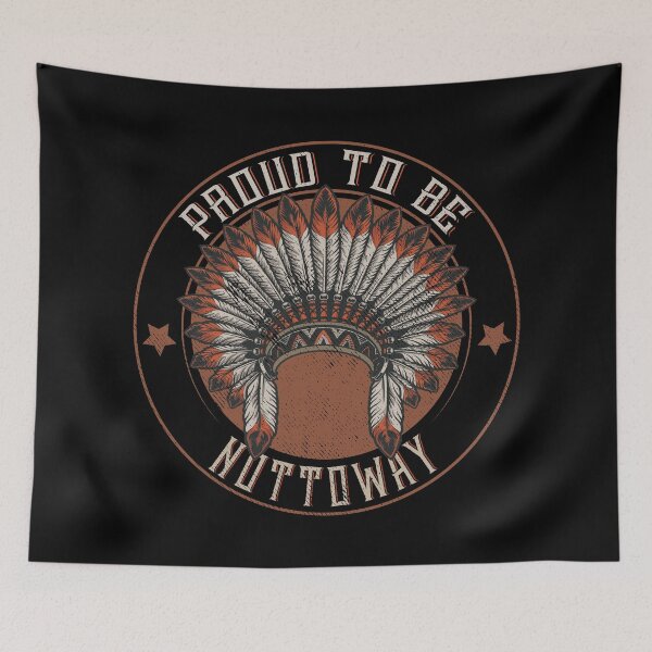 Item preview, Native American Tribe Indigenous People :Native American Proud to be Nottoway Tribe Headdress- Native American Shirt- First Nation Nottoway Shirt- Nottoway Gift designed and sold by nativeStor.