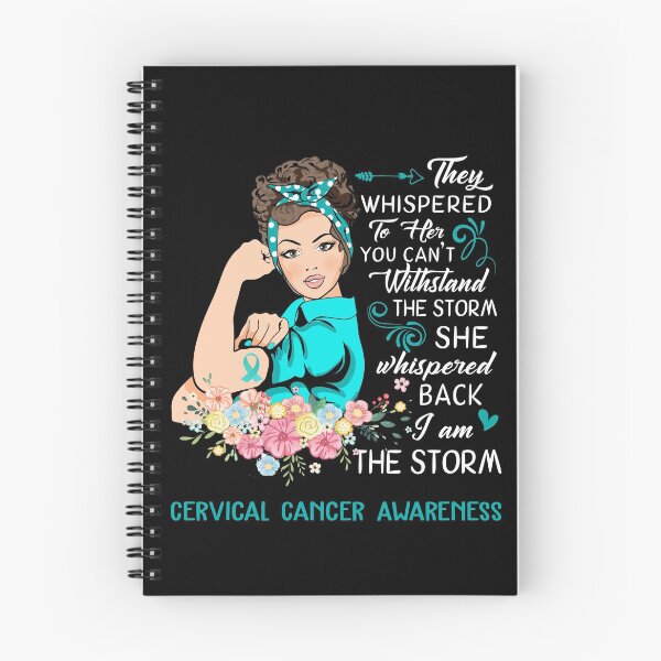 Item preview, I Am The Storm Cervical Cancer Awareness designed and sold by Brad-FI.