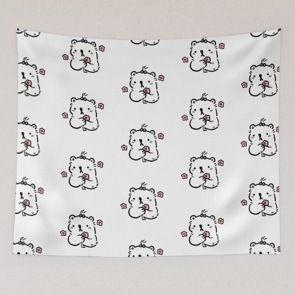 Item preview, Polar Bear with Flowers designed and sold by Atelier CM.