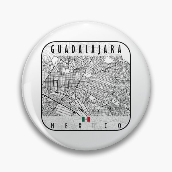 Artikelvorschau, GUADALAJARA-KARTE MEXIKO entworfen und verkauft von hatimelhag.