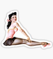 Gil Elvgren Pinup Ballerina Sticker