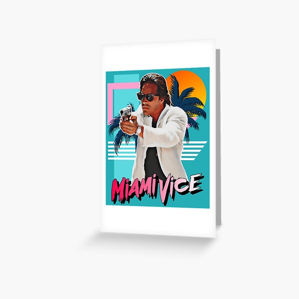 Miami Vice - Retro chic | Greeting Card