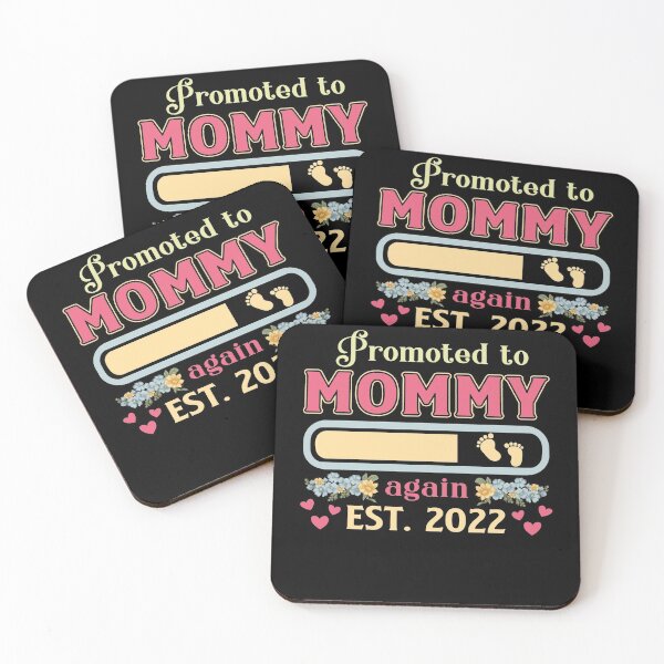 Item preview, Promoted To Mommy Again Est 2022 Pregnancy Reveal designed and sold by brandyzalesart.