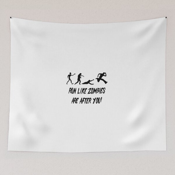 Item preview, Run Like Zombies are After You! designed and sold by WeTrieditatHome.