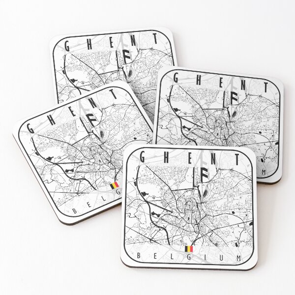 Item preview, GHENT MAP BELGIUM designed and sold by hatimelhag.