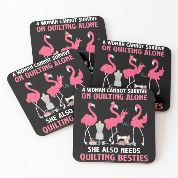 Item preview, A Quilting Woman Needs Quilting Besties designed and sold by brandyzalesart.