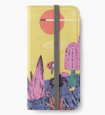 Planète alien Étui portefeuille/coque/skin iPhone