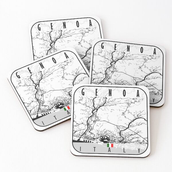 Item preview, GENOA MAP ITALY designed and sold by hatimelhag.