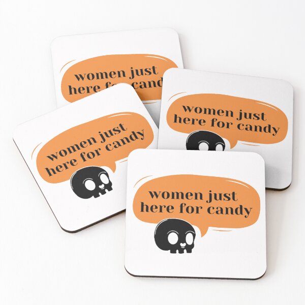 Item preview,  Women just here for candy, Halloween gifts designed and sold by merchfun2.