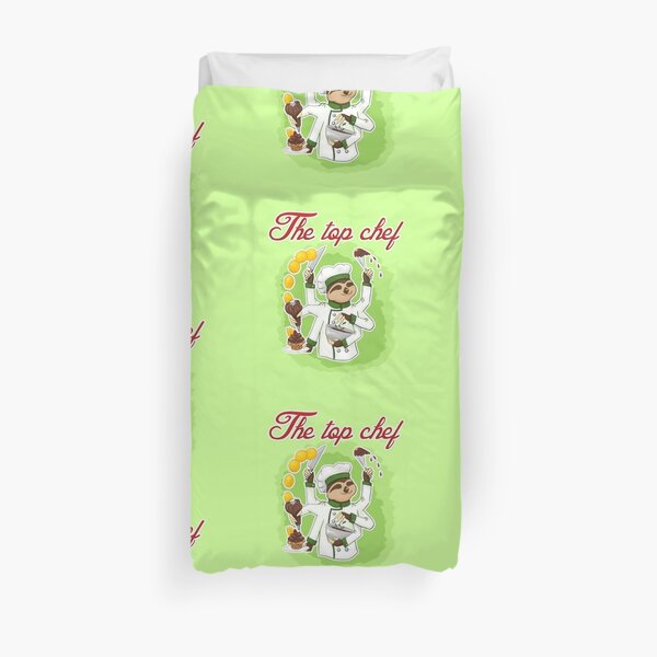 Commissions | Sloth Chef Duvet Cover