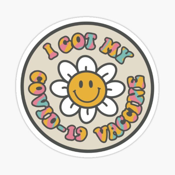 Item preview, Retro COVID Vaccinated  designed and sold by Francesca Sciaccotta.