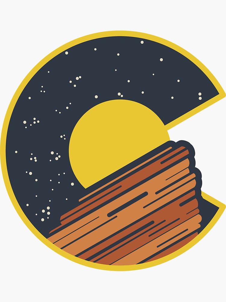 Thumbnail 3 of 3, Sticker, Red Rocks Colorado designed and sold by MorganGutshall.