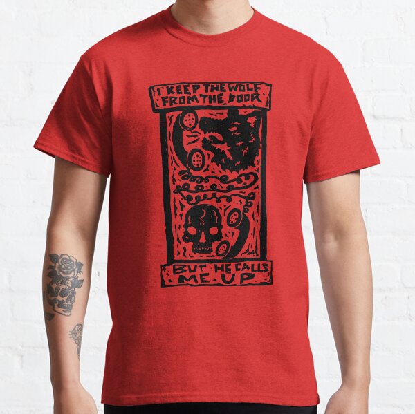Un loup à la porte T-shirt classique
