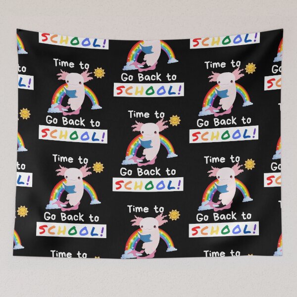 Item preview, Axolotl Time to Go Back to School | School During Pandemic | Fall 2021 | School is Starting | Early Morning | Student Life | College Life | Teacher Life designed and sold by 732Studio.