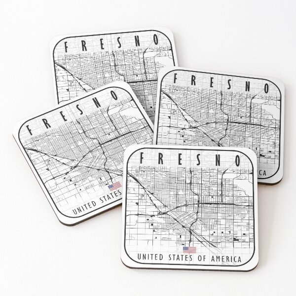 Item preview, FRESNO MAP USA designed and sold by hatimelhag.