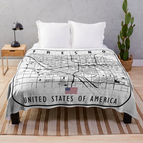 Item preview, FRESNO MAP USA designed and sold by hatimelhag.
