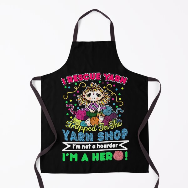 Item preview, I Rescue Yarn Trapped In The Yarn Shop Funny designed and sold by brandyzalesart.