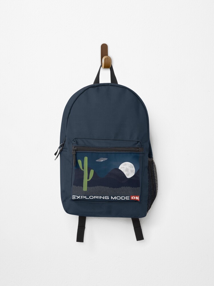 Thumbnail 1 of 3, Backpack, Exploring Mode On designed and sold by CarlaBaremb.