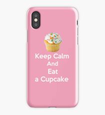 Keep Calm & Eat a Cupcake ( Phone Cases ) iPhone Case/Skin