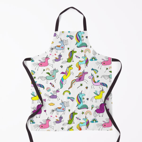 Item preview, cute rainbow unicorn pattern designed and sold by TheWaterBirds.