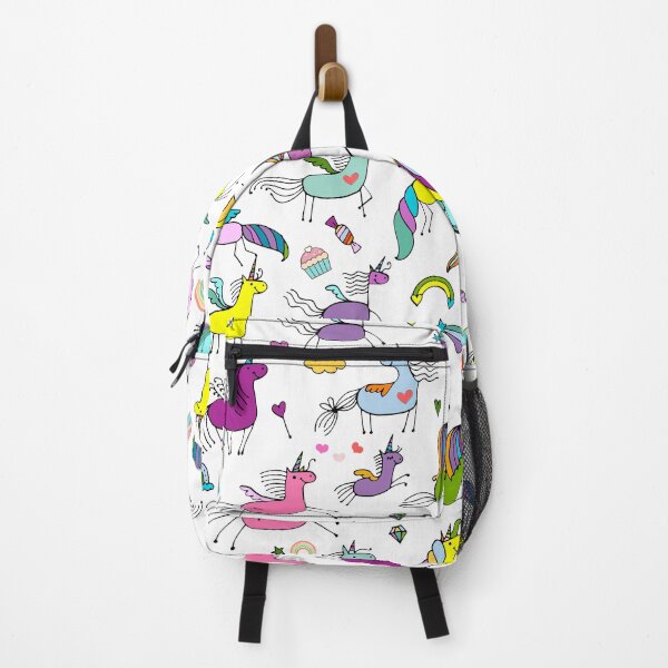 Item preview, cute rainbow unicorn pattern designed and sold by TheWaterBirds.