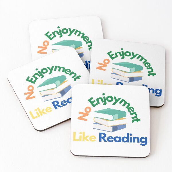 Item preview, No Enjoyment Like Reading designed and sold by Water Flick.