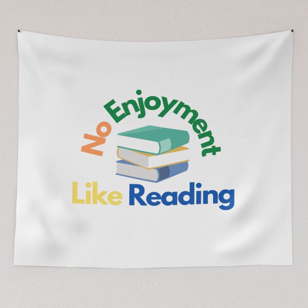 Item preview, No Enjoyment Like Reading designed and sold by Water Flick.