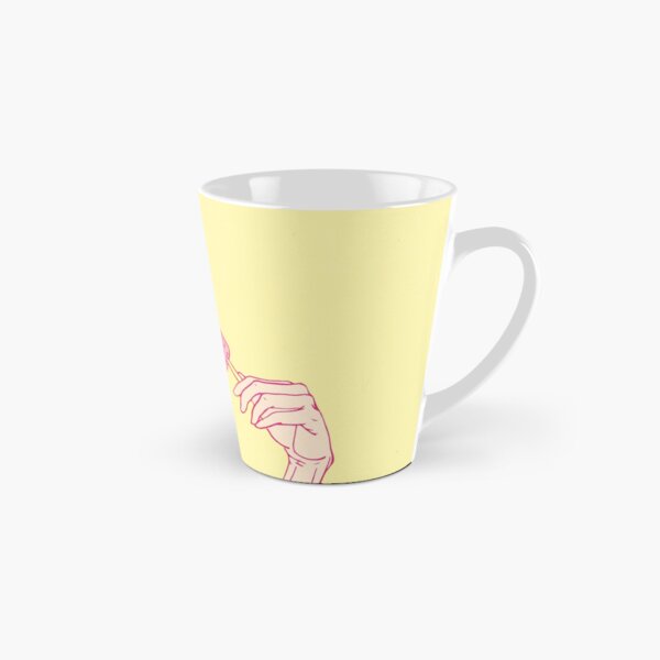 Girl eating an icecream on a hot summer day Tall Mug
