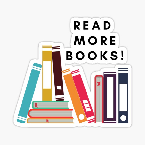 Item preview, Read More Books sticker designed and sold by Lauraort.