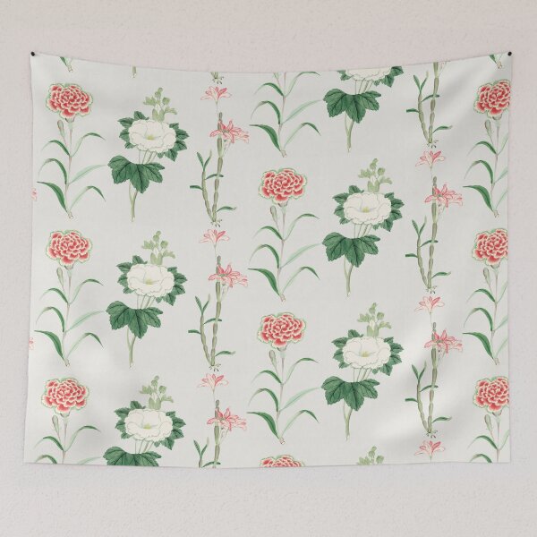 Item preview, Vintage Japanese flowers and patterns designed and sold by YuneDesigns.