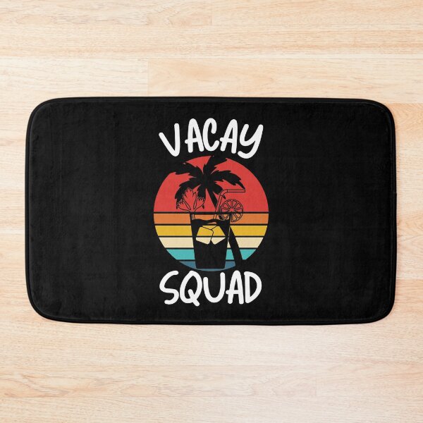 Item preview, Vacay Squad Summer Vacation Family Friends Beach Trip Drinks and Palm Trees designed and sold by elvisg03.