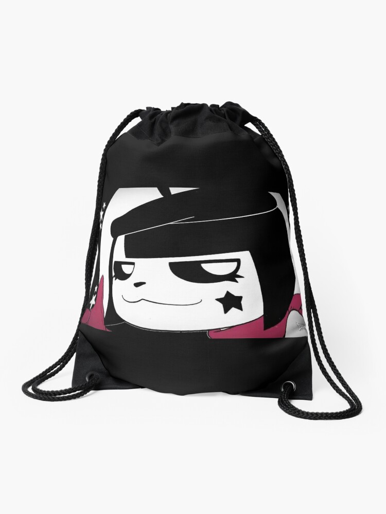 Mime and Dash Drawstring Bag by Satoya7