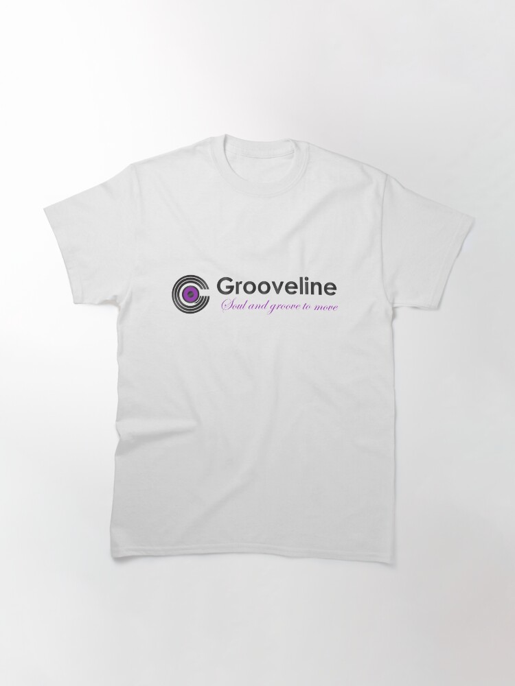 Thumbnail 3 of 7, Classic T-Shirt, Grooveline - soul and groove to move designed and sold by grooveline.