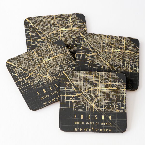 Item preview, FRESNO MAP USA designed and sold by hatimelhag.