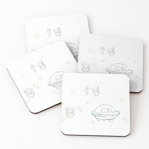 Item preview, Space frogs - outline with color designed and sold by LovedButtercup.