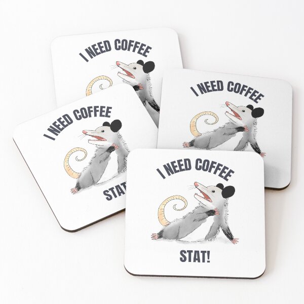 Item preview, I Need Coffee, Stat! designed and sold by figtreeworks.