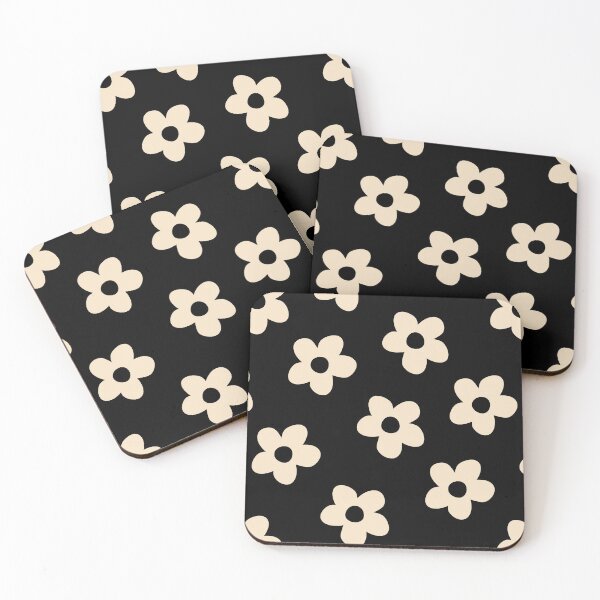Item preview, minimalist dark academia floral print black designed and sold by y2krevival.