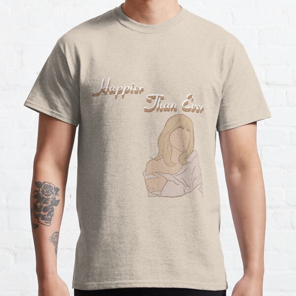 plus heureux que jamais bronzé T-shirt classique