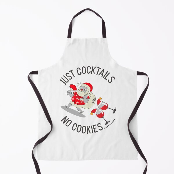 Item preview, No Cookies Just Cocktails Funny Christmas Santa Claus designed and sold by HppyStrngHelthy.