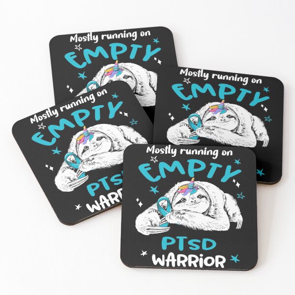 Item preview, Mostly running on Empty PTSD Warrior designed and sold by ElizabethS809.