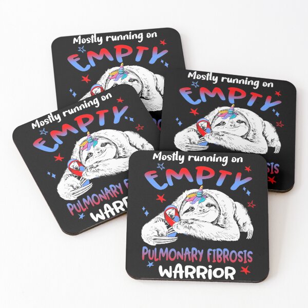 Item preview, Mostly running on Empty Pulmonary Fibrosis Warrior designed and sold by ElizabethS809.