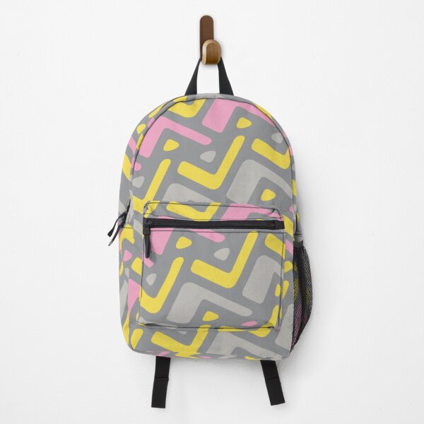 Item preview, Bright Yellow, Pink and Gray Tribal Pattern designed and sold by JoyforU.
