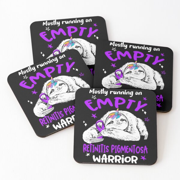 Item preview, Mostly running on Empty Retinitis Pigmentosa Warrior designed and sold by ElizabethS809.