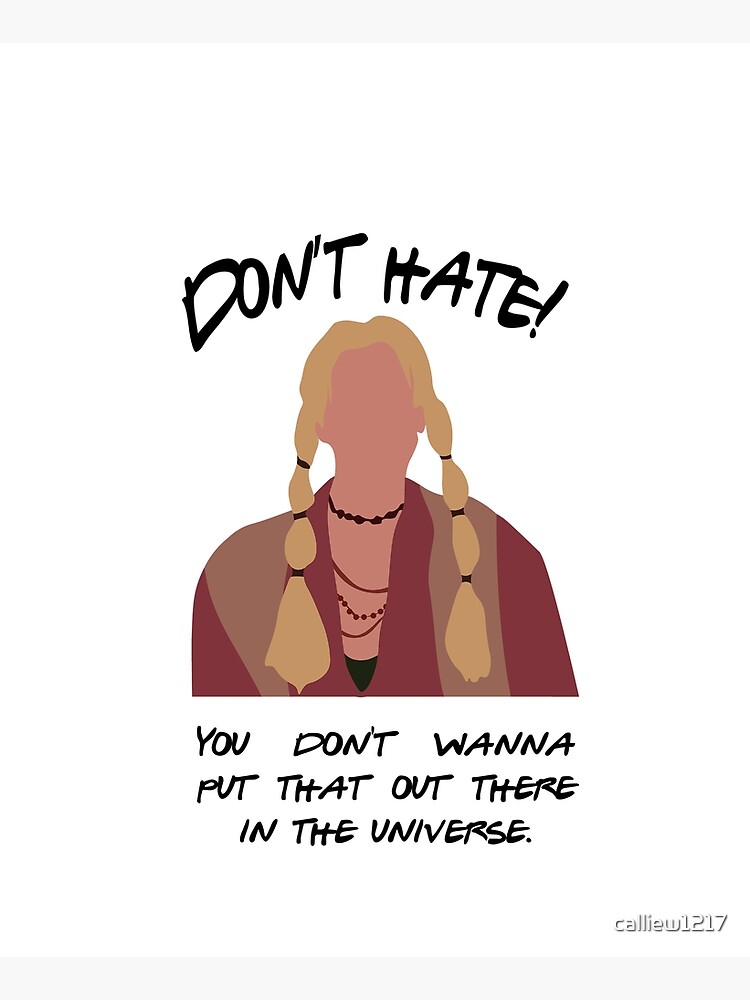 Discover Don't Hate! You don't wanna put that out there in the universe Apron
