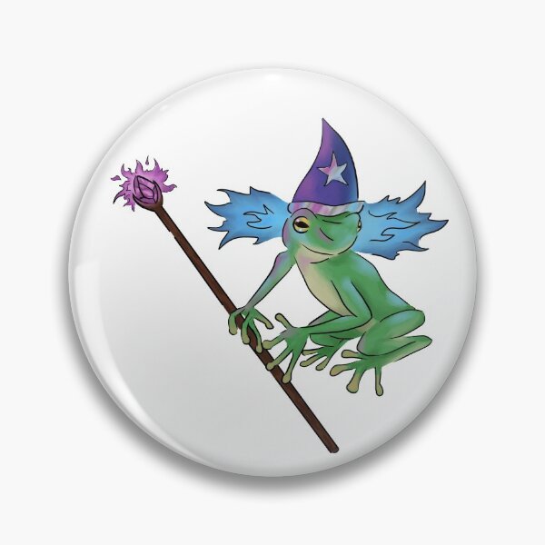 Item preview, Green Tree Frog Wizard designed and sold by Semi-Anonymous.